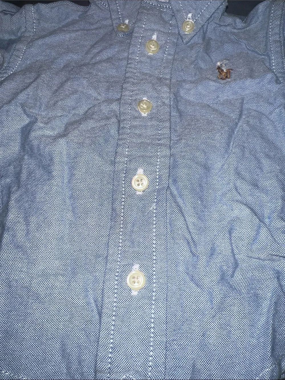 Ralph Lauren Baby Boy's Oxford Long Sleeve Button Up Shirt